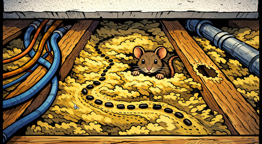 Mäuse in der Decke – typische Geräusche und Laufwege in Zwischendecken und Hohlräumen