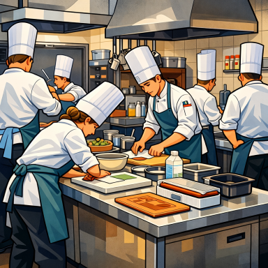 Großküche in Restaurant – Schädlingsprävention und HACCP-konforme Kontrolle in der Gastronomie