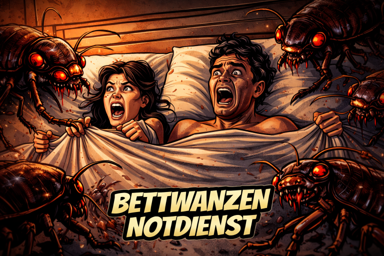 Soforthilfe bei Bettwanzen – diskreter 24/7 Notdienst Bettwanzen-Notdienst – schnelle Hilfe bei akutem Bettwanzenbefall