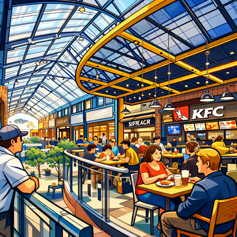 Gastronomiebereich im Einkaufszentrum – Schädlingsprävention für Lebensmittelhandel und Gastronomie in Franken