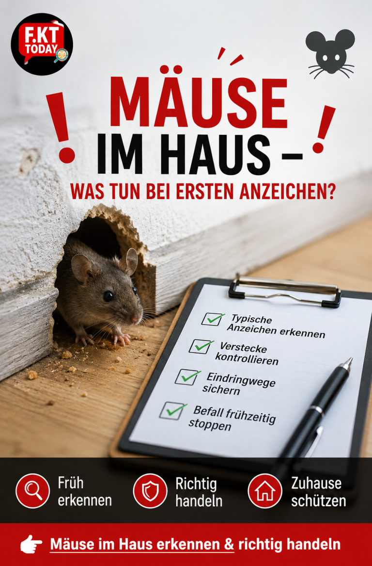 Mäuse im Haus erkennen – typische Anzeichen für Mäusebefall in Wohnung, Küche und Keller in Fürth und Franken