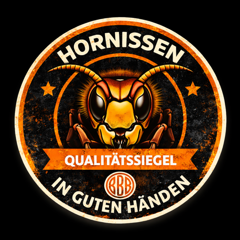 Hornissen in guten Händen – Artenschutz & fachgerechte Umsiedlung Qualitätssiegel „Hornissen in guten Händen“ für artenschutzgerechte Umsiedlung von Hornissen und Wespen.