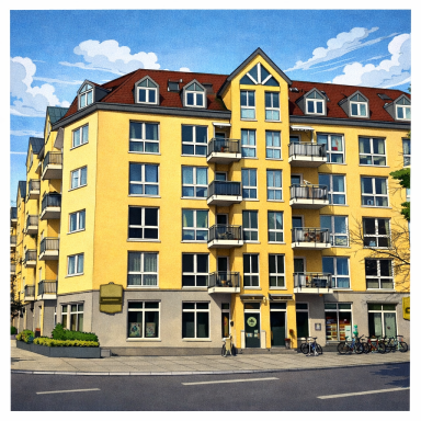 Bestandsimmobilie in Franken – Mehrfamilienhaus mit strukturierter Schädlingsprävention für Wohn- und Gewerbeeinheiten.