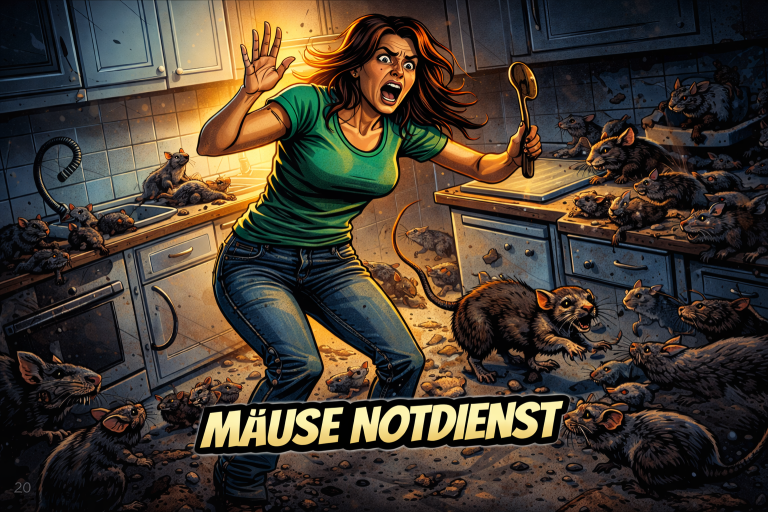 Notdienst bei Mäusebefall – 24 Stunden erreichbar Mäuse-Notdienst – schnelle Soforthilfe bei Mäusebefall