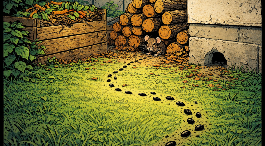 Mäuse im Garten – Laufgänge, Nester und typische Eintrittsstellen ins Haus