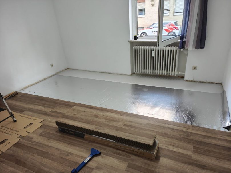 Gereinigter Wohnraum nach Räumung, Desinfektion und Schädlingsbekämpfung