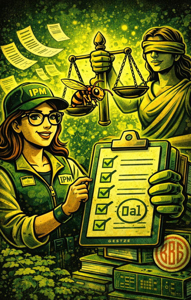 Illustration im Comic Stil  einer Schabe als Hygieneschädling